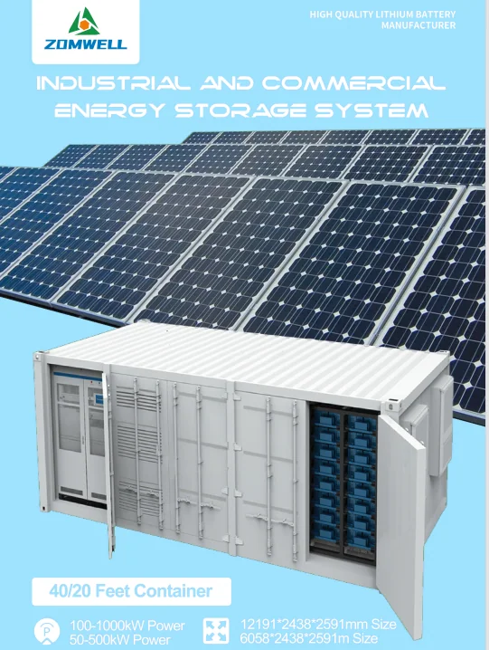 ZOMWELL commercial energy storage container solution